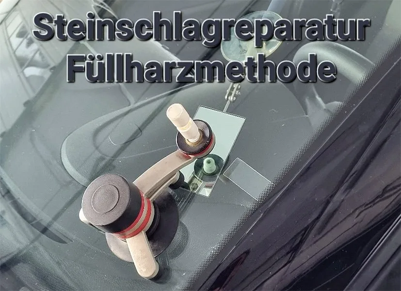 Werkzeug für die Steinschlagreparatur mit Füllharzmethode
